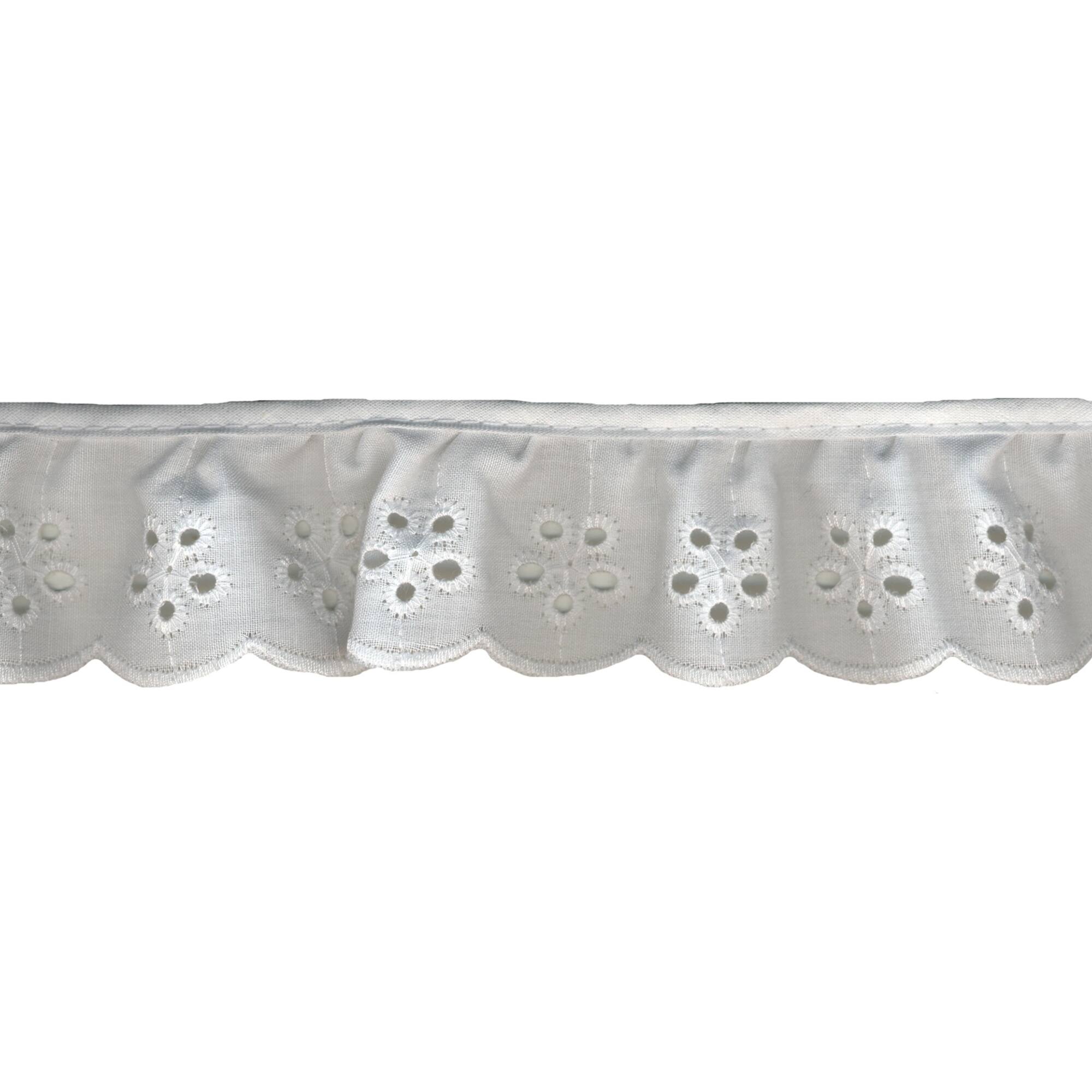 Simplicity® White Daisy Eyelet